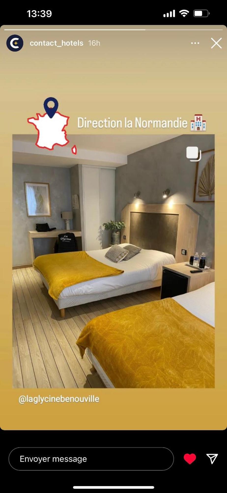 La Glycine Hotel, Spa Et Bien-Etre Бенувіль Екстер'єр фото